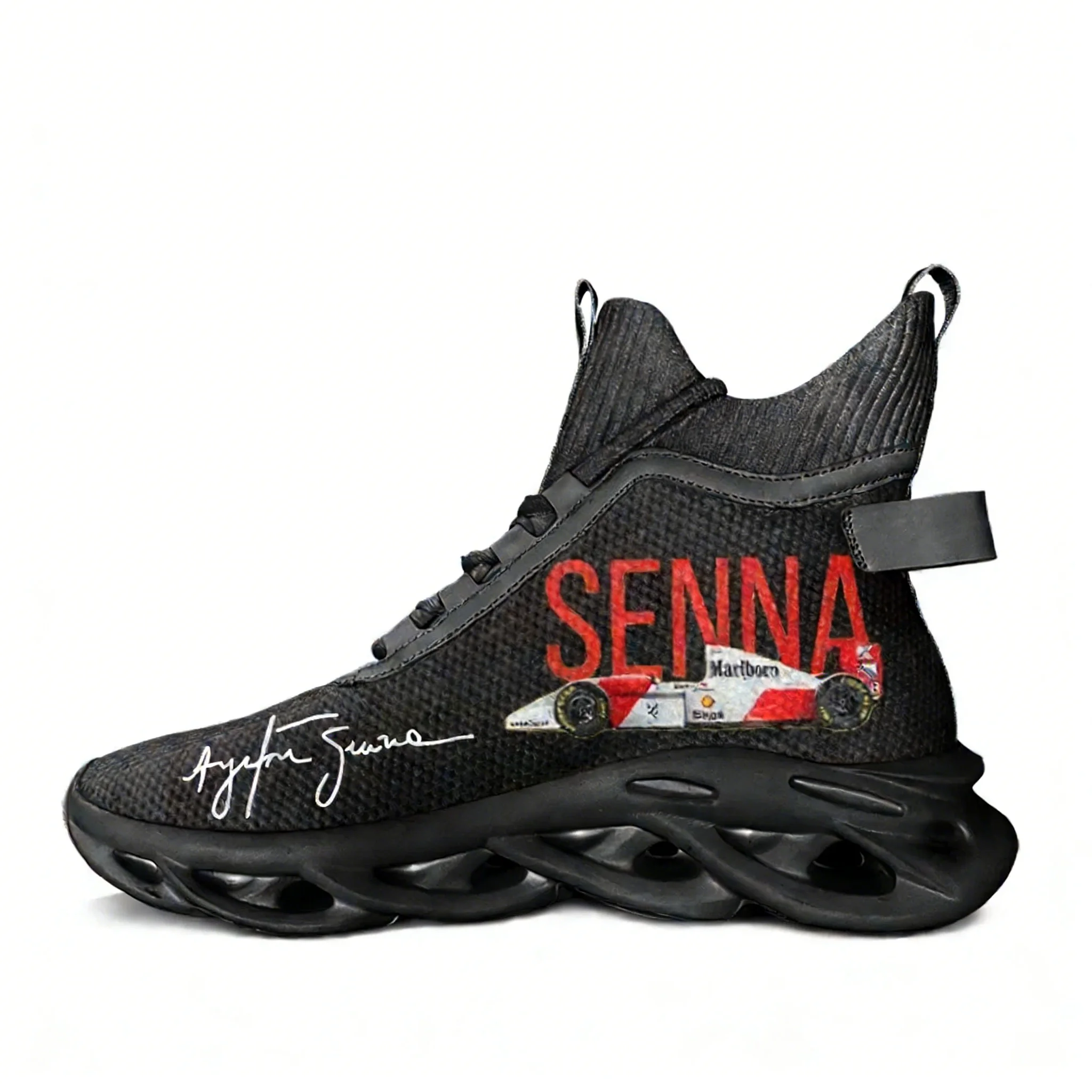 Women'S Shoes Hike - Ayrton Senna racing graphics High Top
