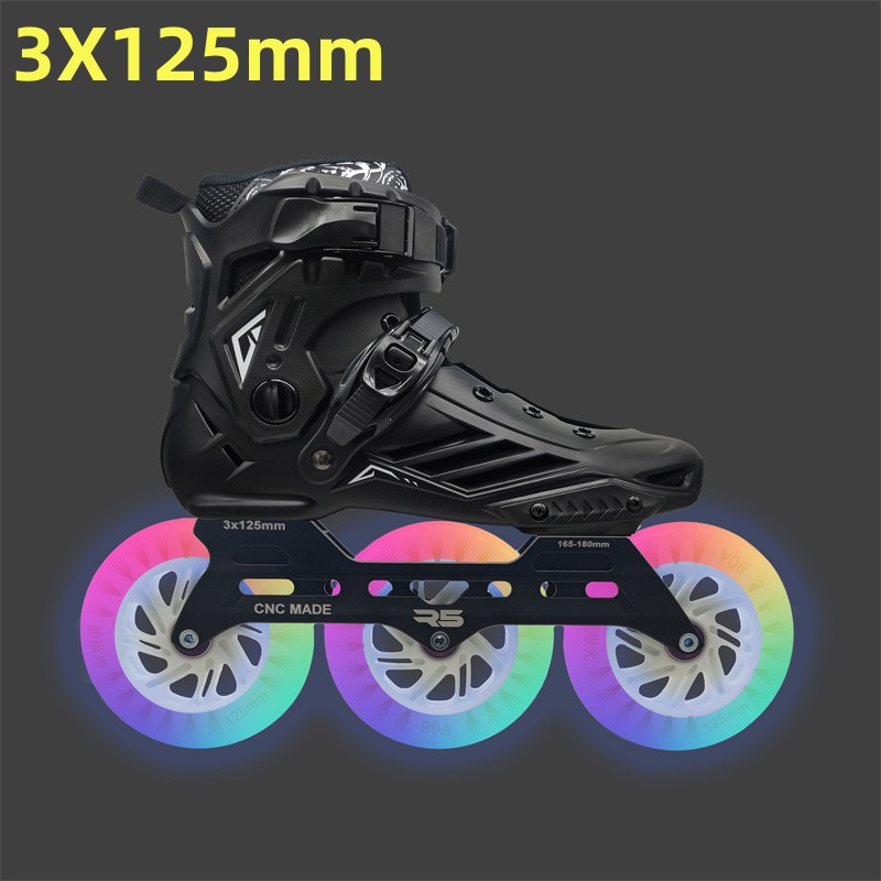 125mm LED Flash Inline Speed S - Women Shoes Qc ulasan dan harga