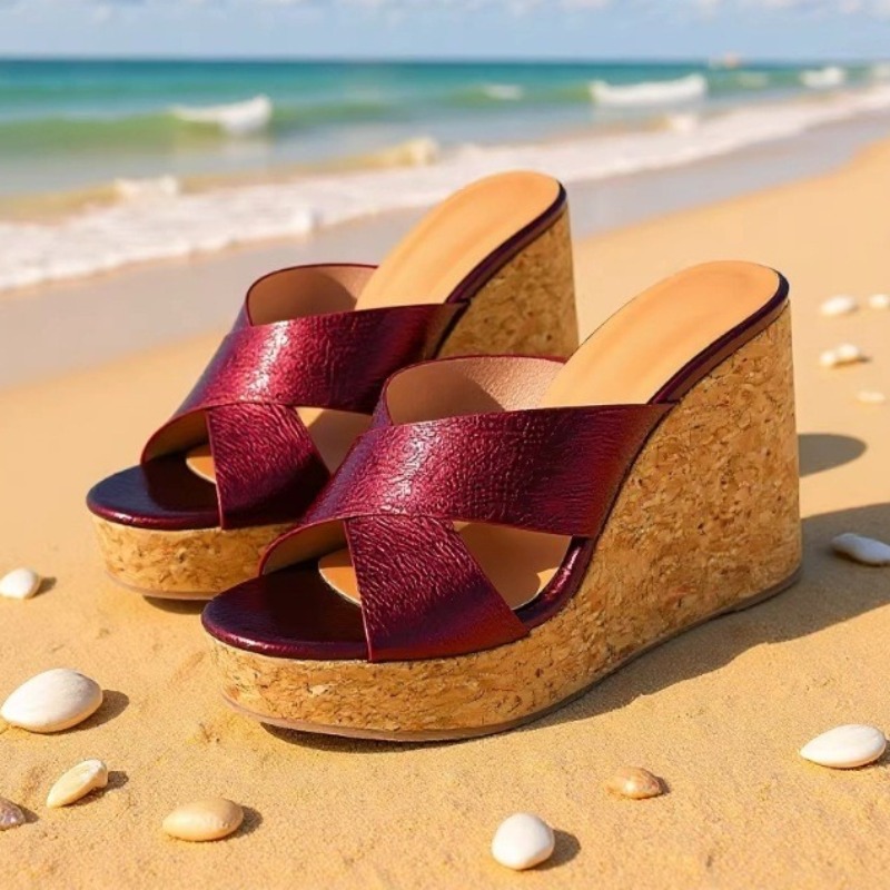 Aneikeh 2026 Summer Wine Red C - Women'S Shoes Red Bottoms ulasan dan harga