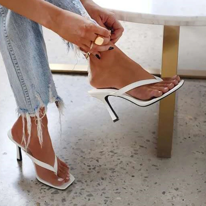 Stylish Women's Heel Flip Flop - Ankle Strap Heels ulasan dan harga