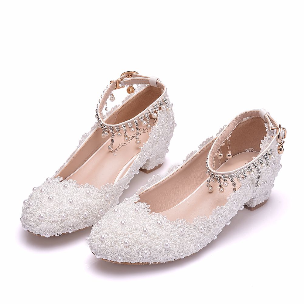 Women's Closed Toe Low Chunky  - Ankle Strap Heels ulasan dan harga