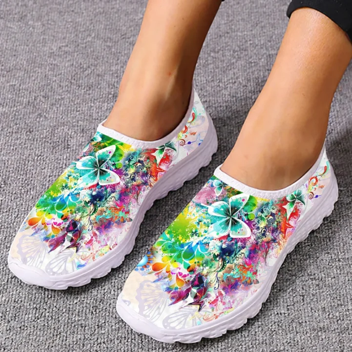 Fashion Colorful Gradient Colo - Women Shoes Tennis ulasan dan harga