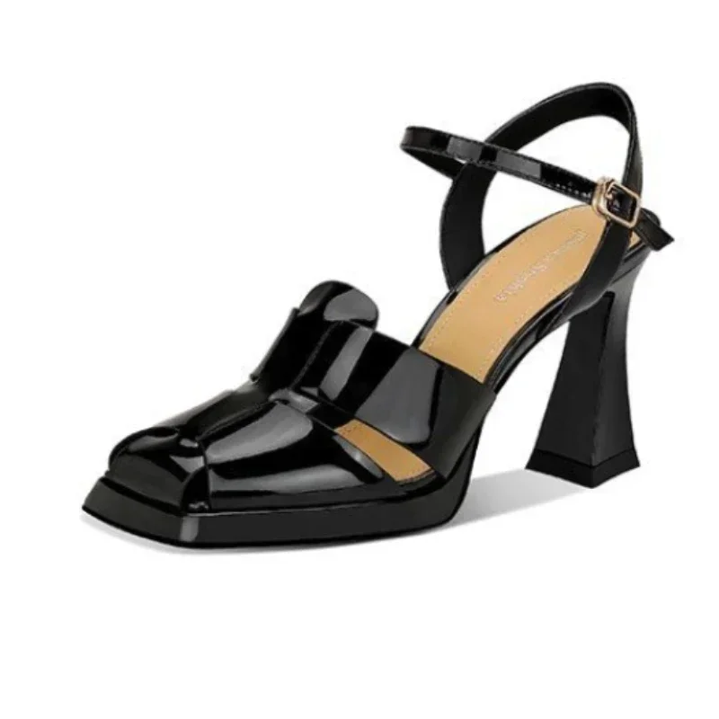 Women's High Heel Sandals Fash - Ankle Strap Heels ulasan dan harga