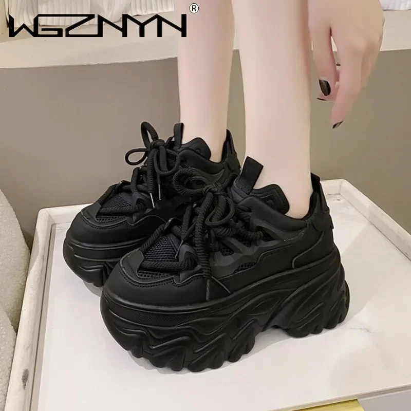 8.5CM New High Platform Sneake - Women Shoes Qc ulasan dan harga
