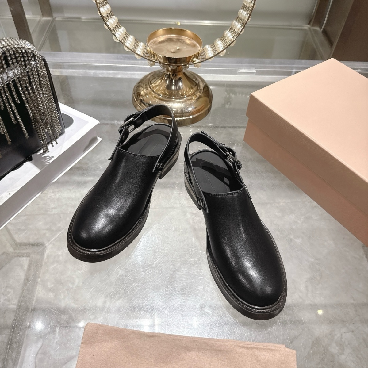 2026 High Quality Round Head R - Ankle Strap Heels ulasan dan harga