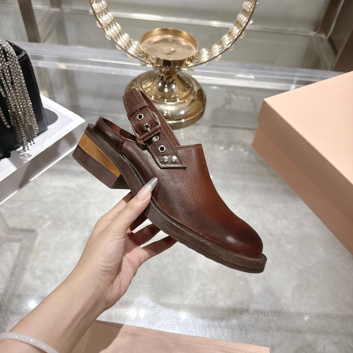 2026 High Quality Round Head R - Ankle Strap Heels ulasan dan harga