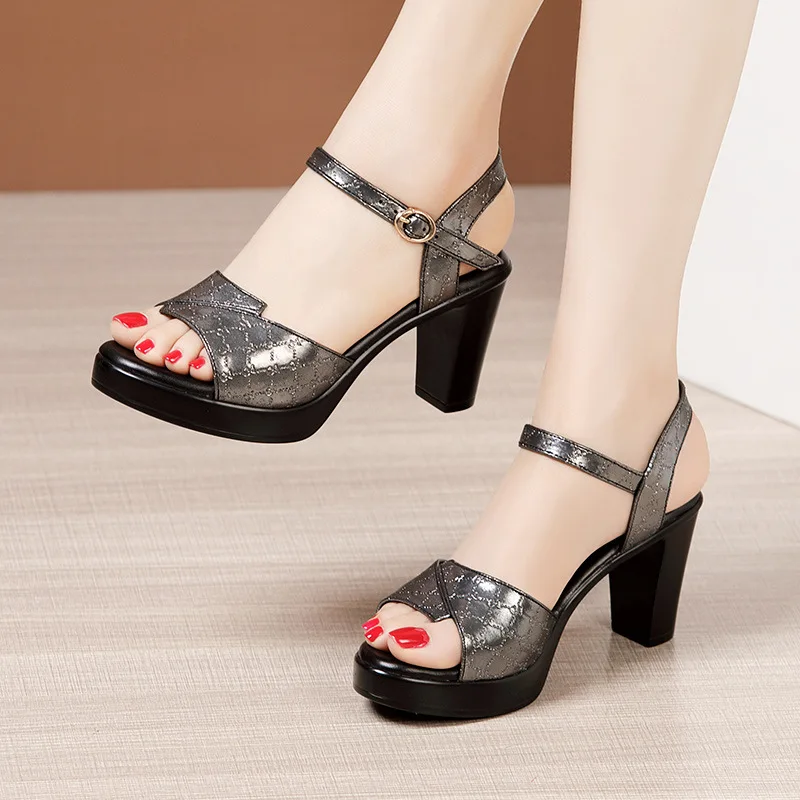 8cm Small Size 32-43 Elegant N - Ankle Strap Heels ulasan dan harga