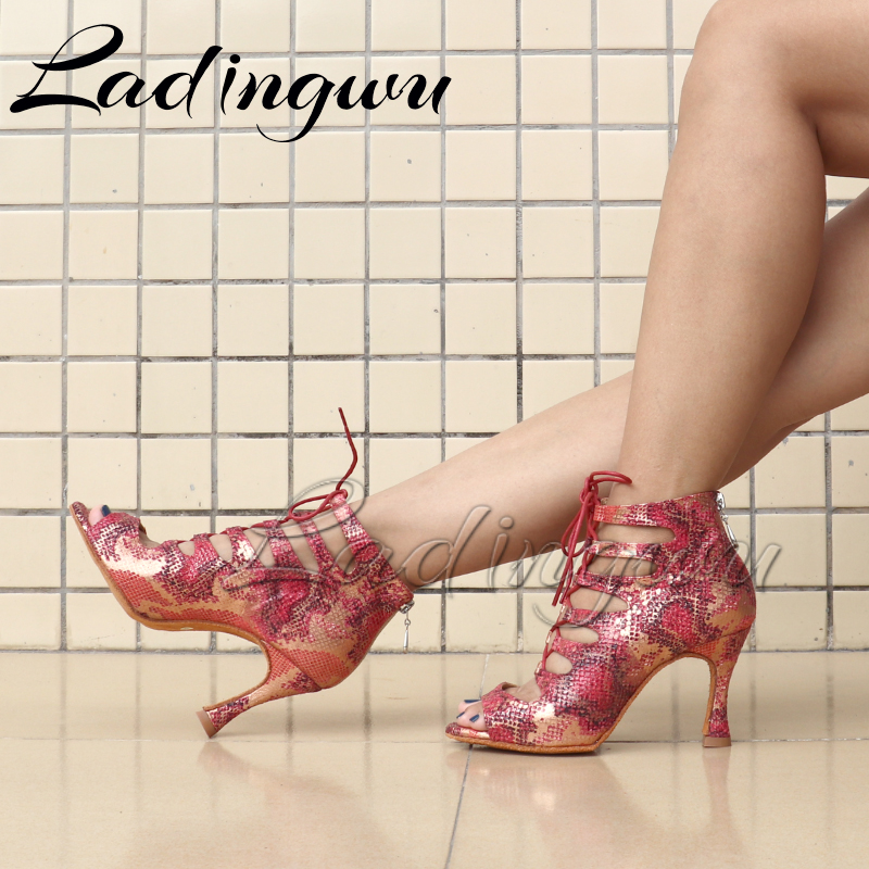 Ladingwu Latin Boots Soft Bott - Women'S Shoes Red Bottoms ulasan dan harga