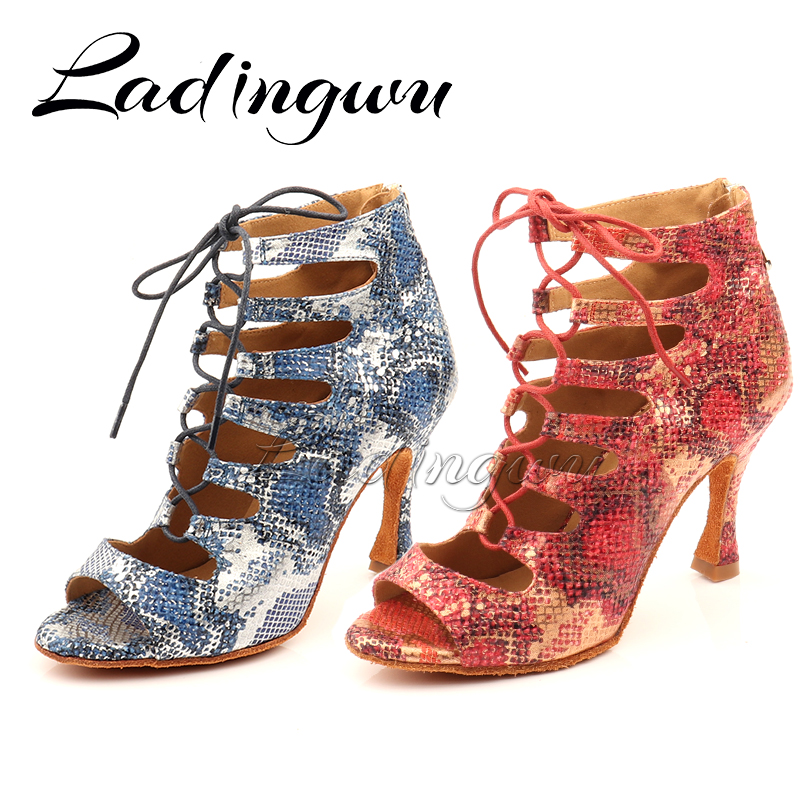 Ladingwu Latin Boots Soft Bott - Women'S Shoes Red Bottoms ulasan dan harga